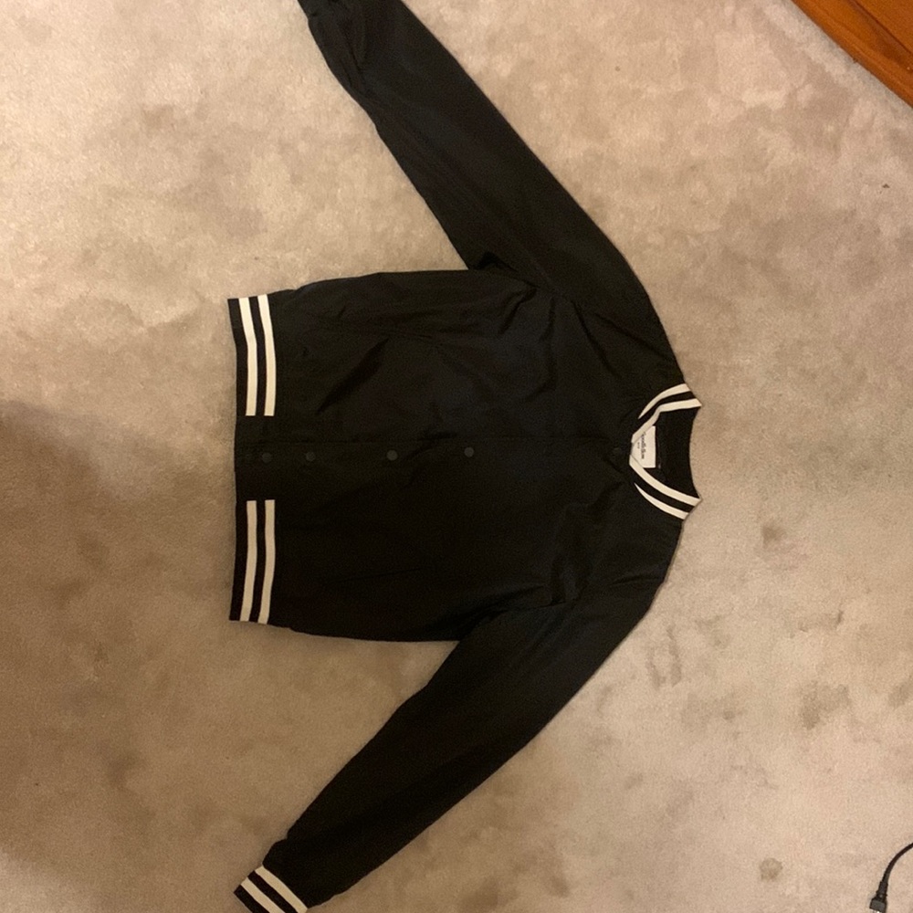 Goodfellow Jacket. Black with white strips. Women’s Medium.